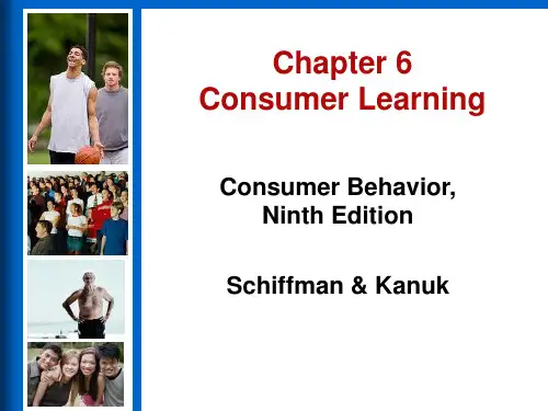 消费者行为06.Consumer learning