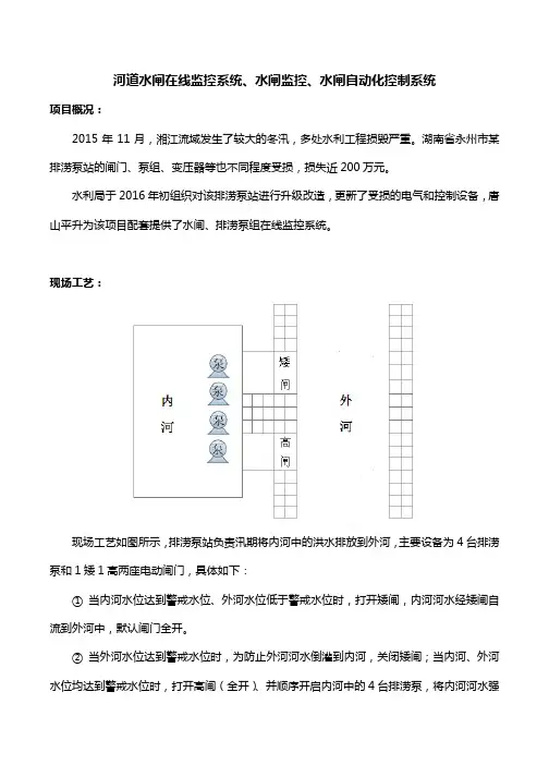 河道水闸在线监控系统、水闸监控、水闸自动化控制系统