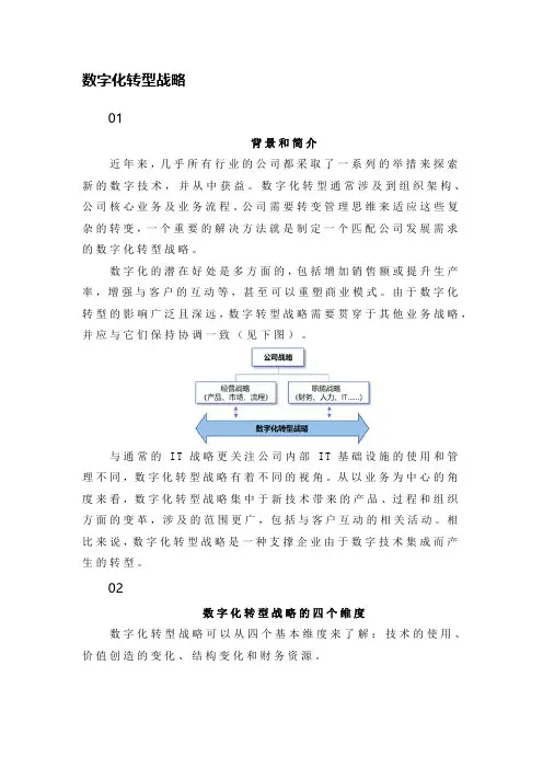 数字化转型战略