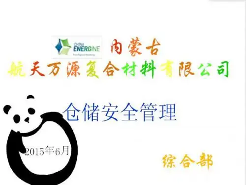 库房安全培训 演示文稿