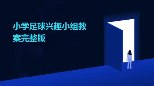 2024小学足球兴趣小组教案完整版