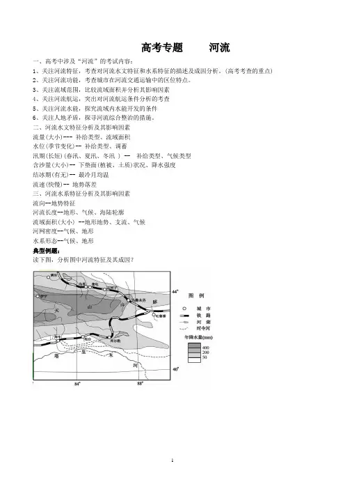 河流的专题2012