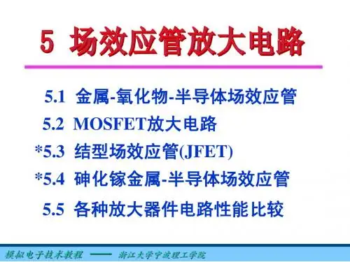 第5章_场效应管放大电路
