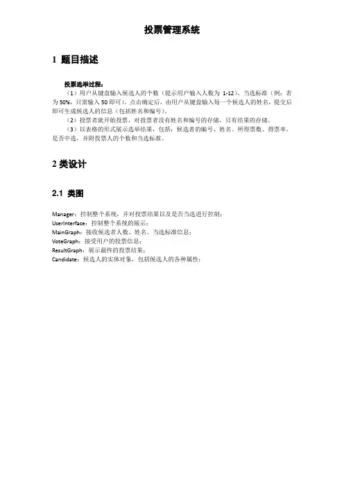 投票管理系统