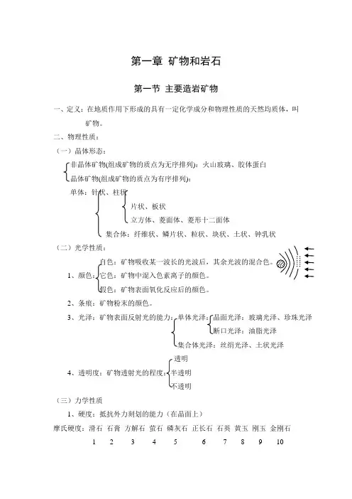 土木工程地质知识点