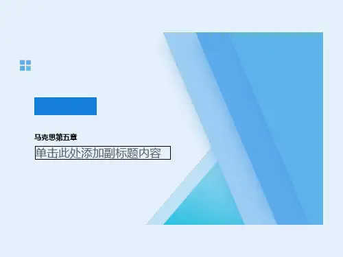 马克思第五章