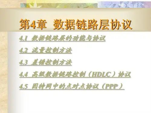 数据链路层协议共44页