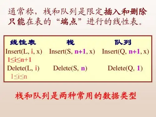 数据结构课件chap003