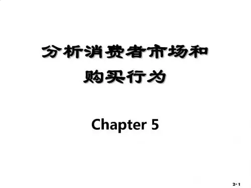 分析消费者市场与购买行为PPT(27张)