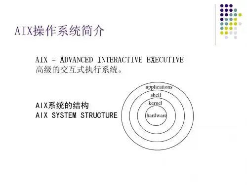 第1单元 AIX操作系统介绍