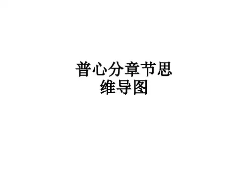 普心分章节思维导图ppt课件