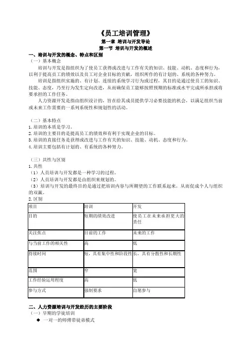 员工培训与开发 3