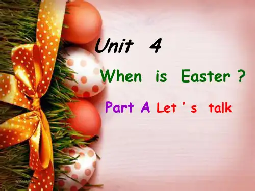 最新人教版pep小学五年级英语下册新版五下英语Unit__4___Part_A_Let's_talk