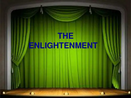 the Enlightenment