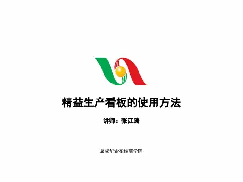 精益生产看板管理