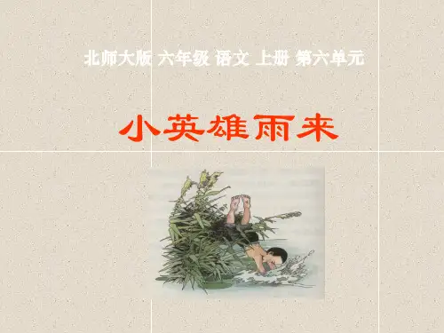 语文六上第6单元《小英雄雨来》课件(1)