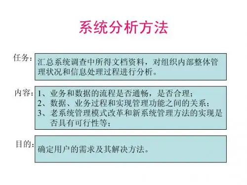 系统分析法