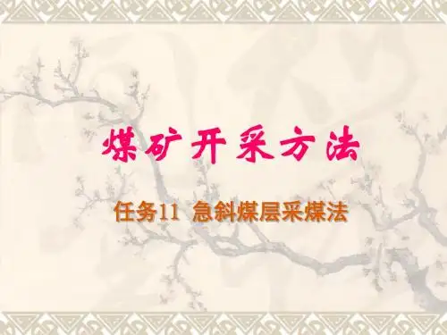 12第十二 急斜煤层采煤法