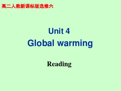 Global Warming Reading