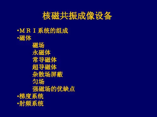 核磁共振成像设备