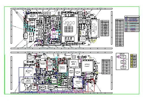摩托罗拉V998主板信号流程图