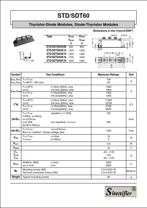 SDT60GK08中文资料