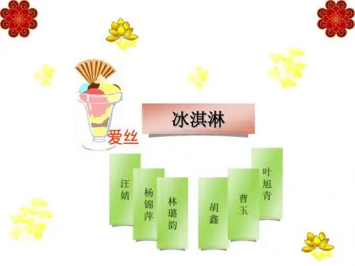 爱丝冰激凌创业计划书