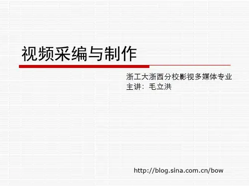 视频采编与制作