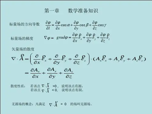 电磁场期末复习