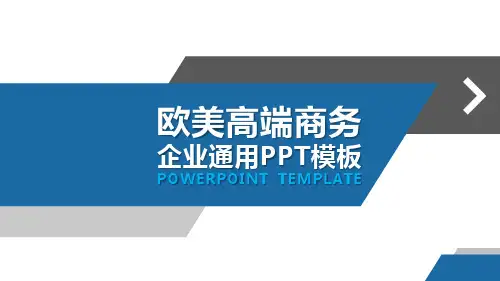 项目投资团队介绍PPT模板