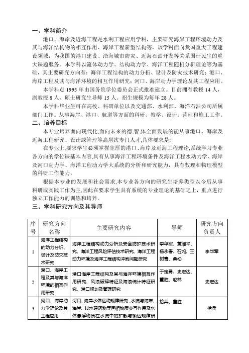 港航介绍