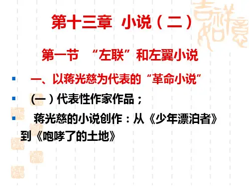 第十三章 小说(二)