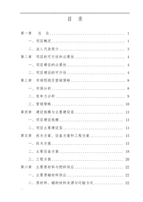 大理石项目 可行性方案研究报告