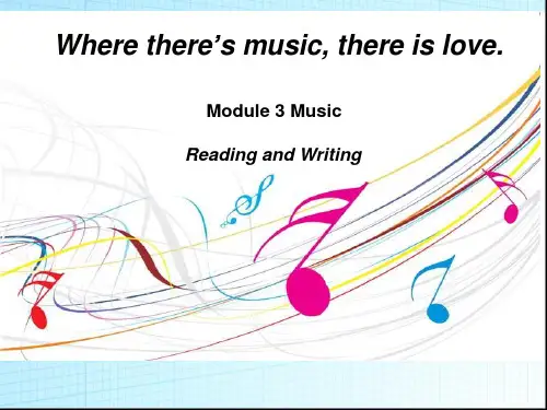 外研版高中英语必修2Module3_Reading_and_Writing_名师课件