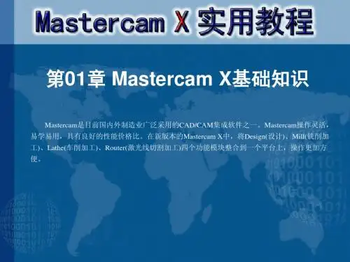 第01章 Mastercam X基础知识