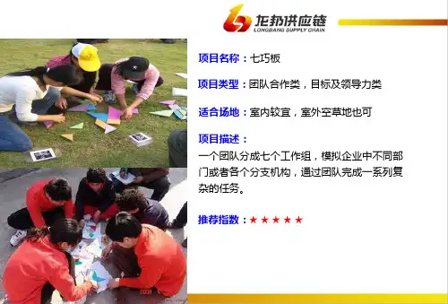 团队达成目标类游戏集锦