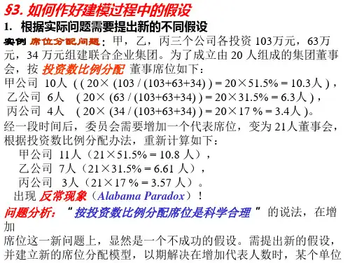 2.数学建模-如何提出假设