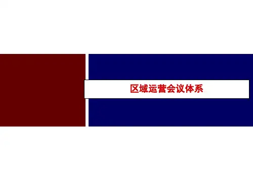 区域运营会议体系PPT课件