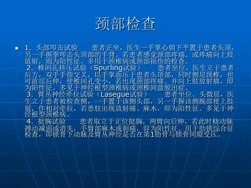 骨科临床查体