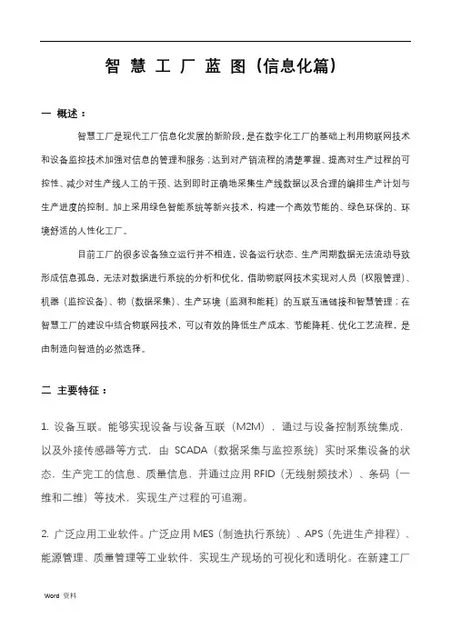 智慧工厂蓝图(信息化篇)