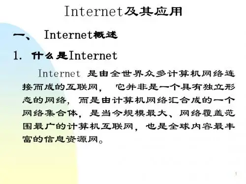 因特网应用