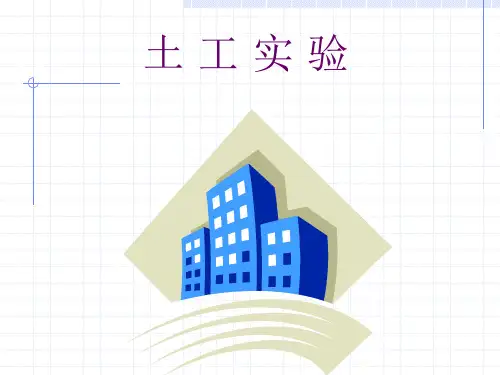 土力学土工试验