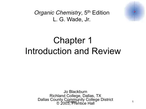 Chapter 1 Introduction and Review 有机化学英文版教学课件(美国达拉