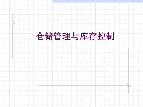魅惑美妆仓储管理与库存控制54页PPT