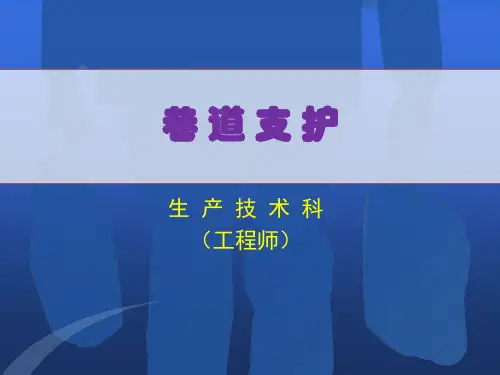 巷道支护课件