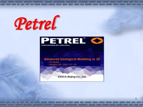 Petrel建模思路