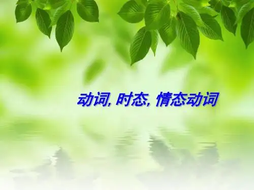 (专升本)动词,时态,情态动词