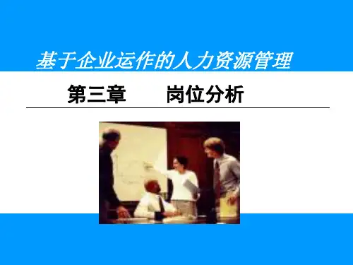 人力资源管理课件——岗位分析3