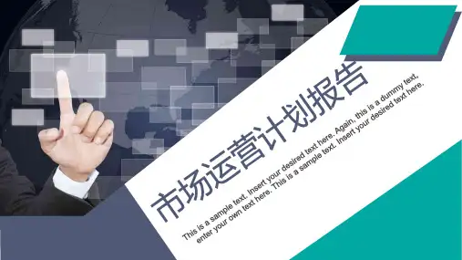 美团外卖运营计划书PPT