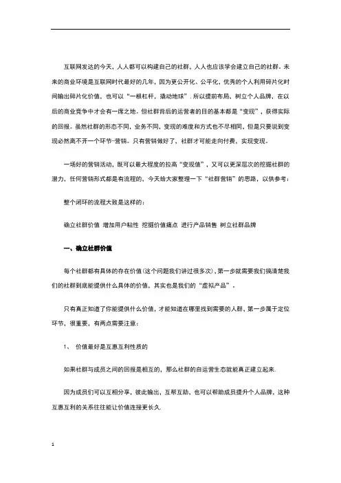 社群营销有哪些方法
